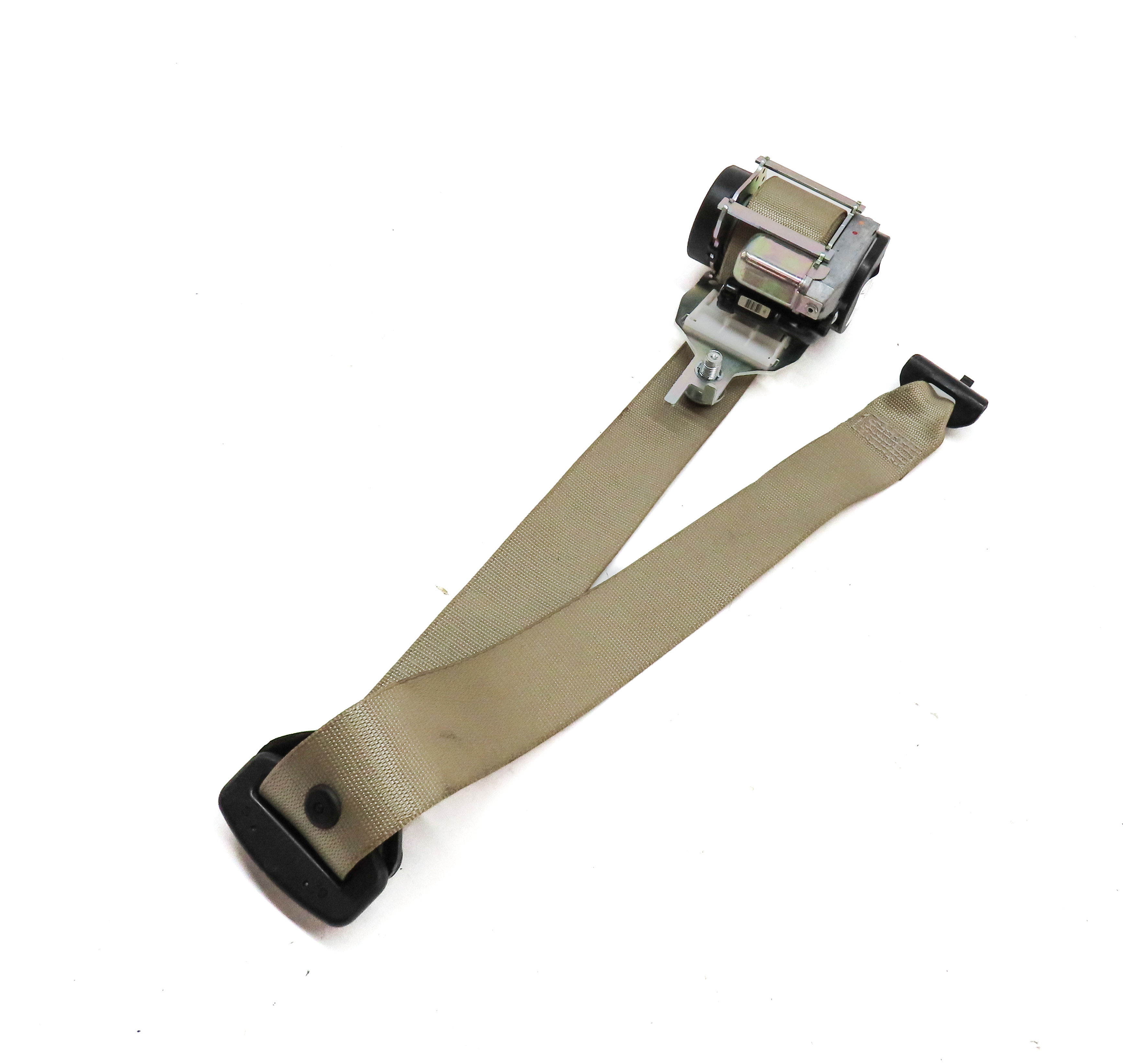 2012 MERCEDES ML550 (W166) REAR LEFT SEAT SEATBELT BELT RETRACTOR (Beige) — exact item pictured